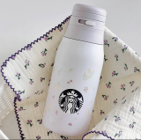 Starbucks 2023 China Purple Gradient Fields and Gardens Floral 12oz SS Tumbler