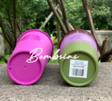 Minor Flaw No Tag Starbucks Grape Purple Soft Touch 24oz Tumbler with Latam studded