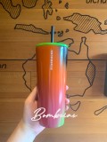 Minor Flaw No Tag Starbucks Colorful 24oz SS Tumbler