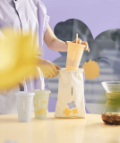 Starbucks 2023 China Summer Fresh Flower 20oz Three Plastic Tumblers Set