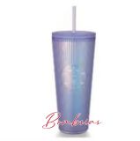 Starbucks 2023 Purple Stripe Soft Touch 24oz Tumbler ship after 4th Oct.