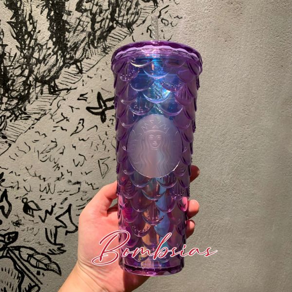 Starbucks 2023 Taiwan Purple Scale 24oz Tumbler