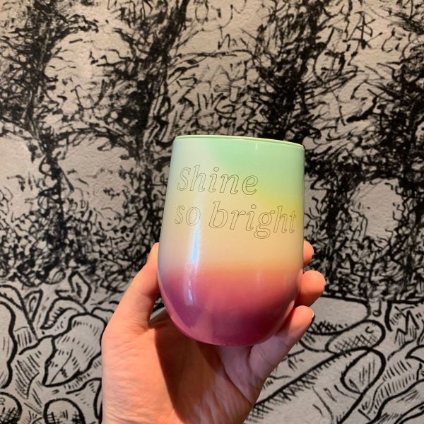 No Tag Starbucks 2023 Taiwan Rainbow 11oz SS Tumbler