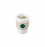 Starbucks 2023 Korea Glass Cup with tea strainer