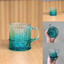 Starbucks 2023 China Anniversary Ocean Blue Scale 13oz Glass Cup