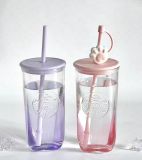 Starbucks 2023 China Purple or Pink 16oz Triangle Glass Cup