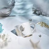 Starbucks 2023 China Anniversary White Gold Siren Tail 13oz Mug