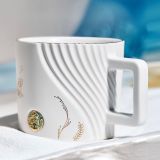 Starbucks 2023 China Anniversary White Gold Siren Mermaid 11oz Mug