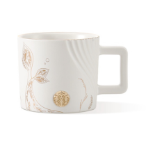 Starbucks 2023 China Anniversary White Gold Siren Mermaid 11oz Mug