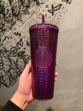 Starbucks 2023 Taiwan Halloween Purple Bling Studded
