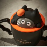 Starbucks 2023 China Halloween Black Cat with Wing 13oz Mug