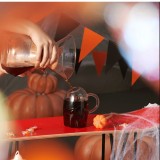 Starbucks 2023 China Halloween 15oz Glass Straw Tumbler