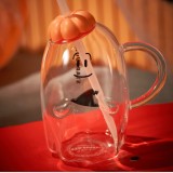 Starbucks 2023 China Halloween 15oz Glass Straw Tumbler