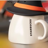 Starbucks 2023 China Halloween Costume Bear 14oz Mug with Hat Lid