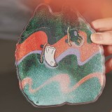 Starbucks 2023 China Halloween Black Bat Cat 15oz Mug with Coaster