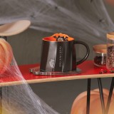 Starbucks 2023 China Halloween Black Bat Cat 15oz Mug with Coaster