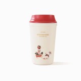 Starbucks 2023 China Christmas Cute Pet Husky Plastic 11oz Tumbler