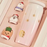 Starbucks 2023 China Christmas Cute Pet Husky Polar Bear 13oz SS Tumbler Gift Box