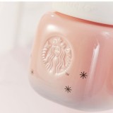 Starbucks 2023 China Christmas Polar Bear and Husky Pink Purple Gradient 14oz Straw Mug