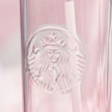 Starbucks 2023 China Purple or Pink 16oz Triangle Glass Cup