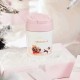 Starbucks 2023 China Christmas Pink Husky Double drinking mouth 11oz SS Tumbler