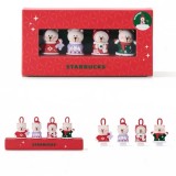 Starbucks 2023 China Christmas Bear Stopper Set with Gift Box