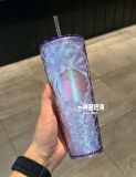 Starbucks 2023 China Christmas Purple Diamond 24oz Venti Tumbler ship after 2nd Nov.