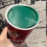 Starbucks 2023 Hongkong Christmas Red 12oz DW Mug