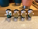 Starbucks 2023 Taiwan Bear Stopper Set(4 pieces)