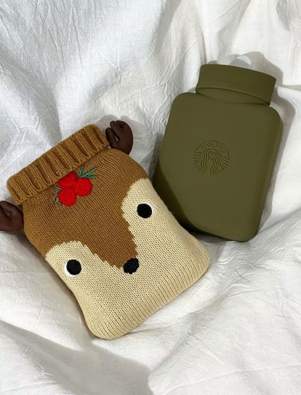 Starbucks 2023 Taiwan Christmas Elk hot-water bag