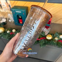 Starbucks 2023 Korea Christmas 16oz Plastic Tumbler