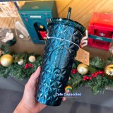 Starbucks 2023 Korea Christmas Dark Blue Dion 20oz SS Tumbler