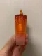 No Box Starbucks Orange Ombre Grid Keychain Ornament