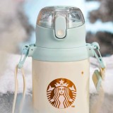 Starbucks 2023 China Christmas Green Thermos Cute Pet Polar Bear 21oz SS Tumbler