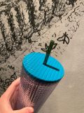 Minor Flaw No Tag Starbucks Clear Grid Square Venti Tumbler