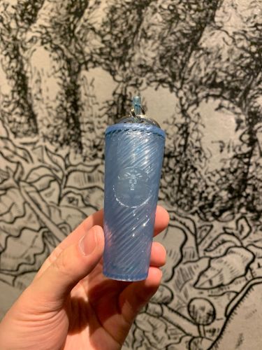 No Box Starbucks Blue Screw Keychain