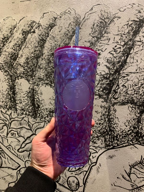 Minor Flaw No Tag Starbucks Blue Purple Prism Diamond Venti Tumbler