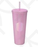 Preorder Starbucks 2023 Taiwan Christmas Pink Venti Studded ship after 27th Dec.