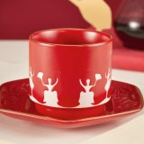 Starbucks 2023 China Ballerina and Morpheus 12oz Mug with Coaster