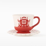Starbucks 2023 China Ballerina and Morpheus 10oz Mug with Coaster