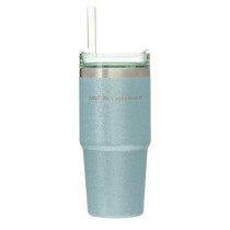 Starbucks x Stanley 2023 Japan Christmas Blue Glitter 16oz SS Tumbler