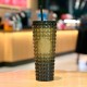 Starbucks 2023 China Christmas Black Gold Glitter Diamond 24oz Venti Tumbler