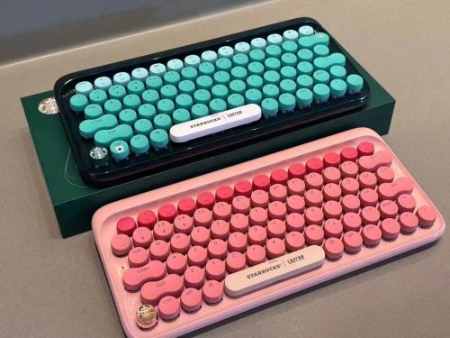 Starbucks x Lofree 2023 China Pink or Green Keyboard