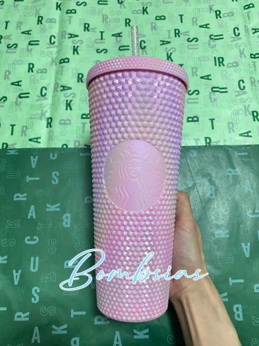 Preorder Starbucks 2023 Taiwan Christmas Pink Venti Studded ship after 27th Dec.