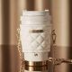 Starbucks 2023 China White Gold Chain 12oz SS Tumbler with Sleeve