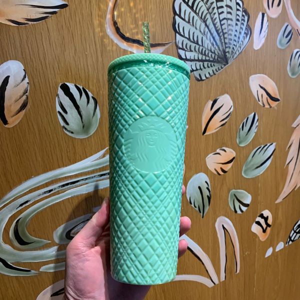 Minor Flaw No Tag Starbucks Turquoise Venti Jewel Tumbler