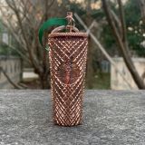 No Box Starbucks Rose Gold Jewel Keychain