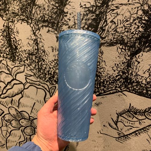 Minor Flaw No Tag Starbucks Blue Screw Venti Tumbler