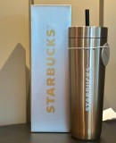 Starbucks 2024 China Silver and Gold Gradient 26oz SS Tumbler