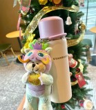 Starbucks 2024 China Year of Dragon Purple SS Tumbler with Mini Bear